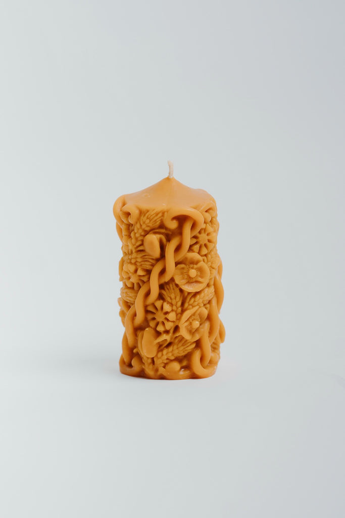 „Žemės dovanos“ – bičių vaško žvakė - Fons Misericordiae