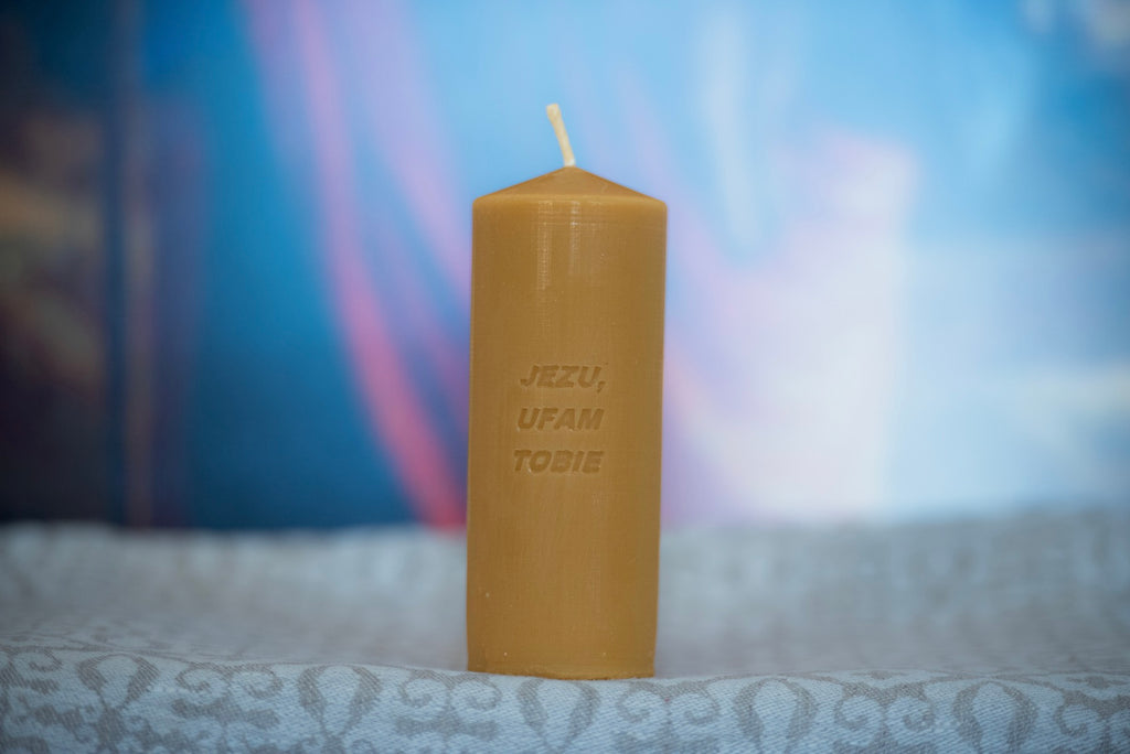 „Gailestingasis Jėzus“ – bičių vaško žvakė - Fons Misericordiae