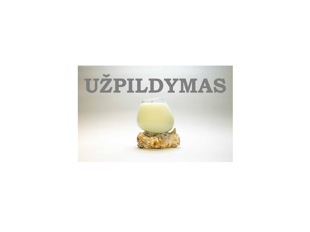 UŽPILDYMAS - Ekskliuzyvinė aromatinė žvakė Nr. 13 - Fons Misericordiae - Aromatinės žvakės