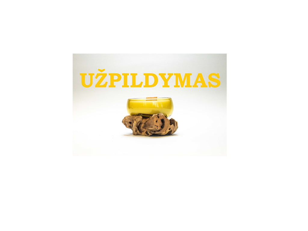 UŽPILDYMAS - Ekskliuzyvinė aromatinė žvakė Nr. 33 - Fons Misericordiae - Aromatinės žvakės