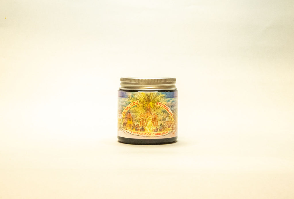 „Šv. Kalėdų stebuklas“ – aromatinė sojų vaško žvakė - Fons Misericordiae - Aromatinės žvakės