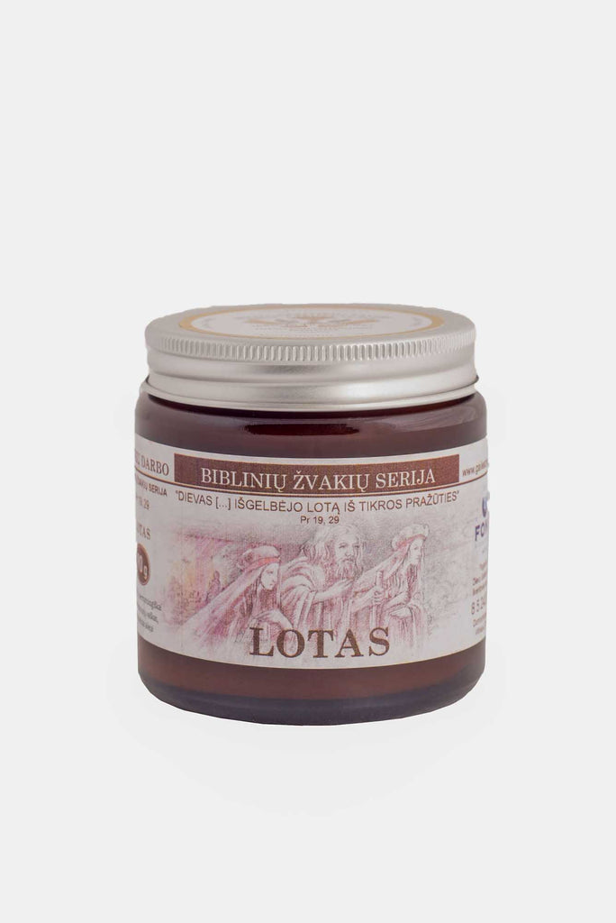 „Lotas“ – aromatinė sojų vaško žvakė - Fons Misericordiae - Aromatinės žvakės