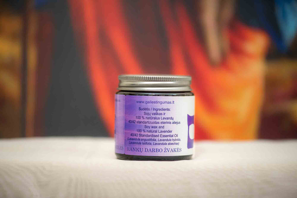„Šalom“ – aromatinė sojų vaško žvakė - Fons Misericordiae - Aromatinės žvakės