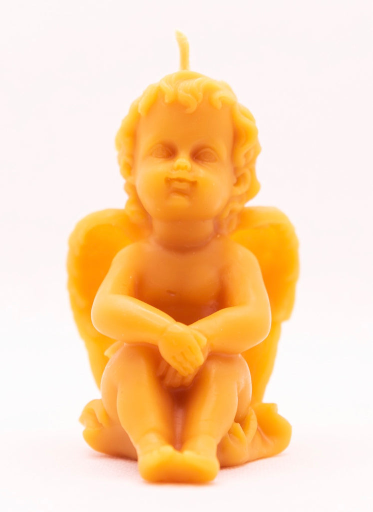 „Klausantis angelas“ – bičių vaško žvakė - Fons Misericordiae
